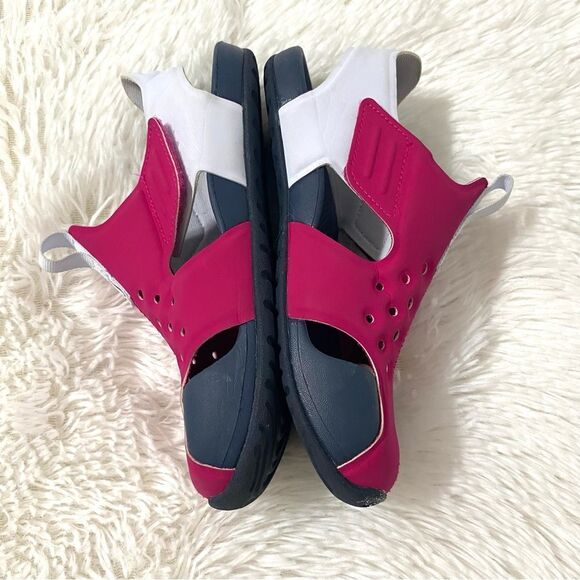 NIKE Sandals Sunray Protect 2 Water Beach pool Fireberry Youth Size 13 - Picture 3 of 10